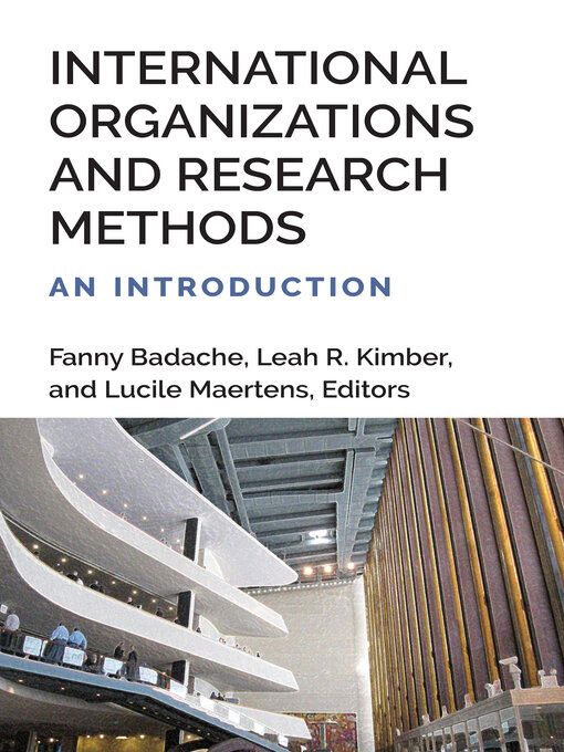 Title details for International Organizations and Research Methods by Fanny Badache - Wait list